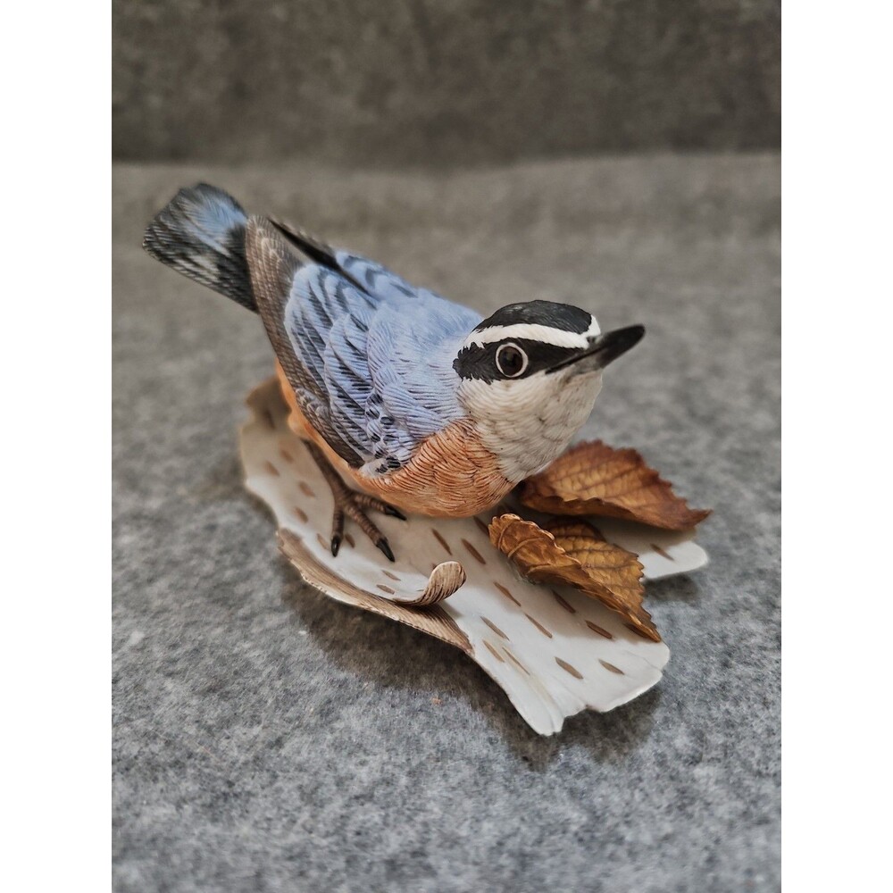 Lenox Porcelain Figurine, Garden Bird Collection, Red Breasted Nuthatch